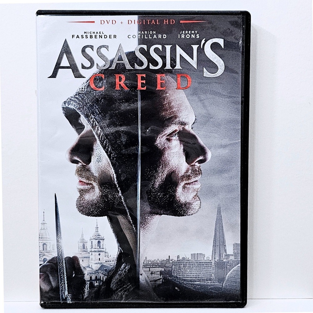 Assassin's Creed DVD 2016 Michael Fassbender Ubisoft Sci-Fi Action‎ Movie PG-13